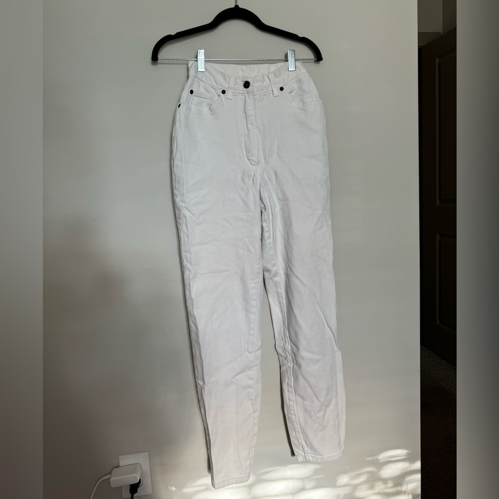 White jeans
